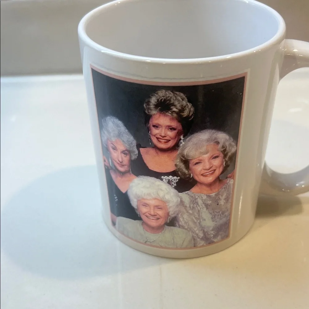 Classic Golden Girls TV Show White Ceramic Mug New!